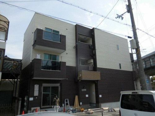 兵庫県尼崎市猪名寺2丁目(アパート)の賃貸物件の外観