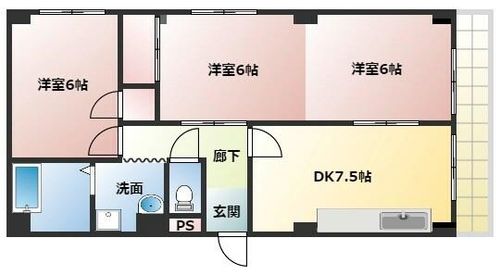 ロダン塚口の間取り