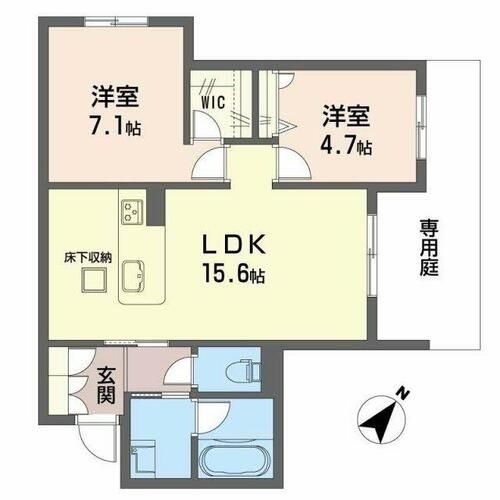 シャーメゾンシエロの間取り