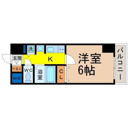 プレサンス泉シティアークの間取り