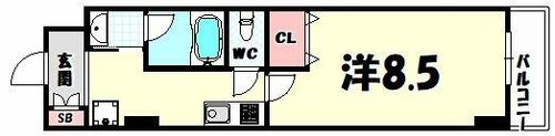 CITYSPIRE神戸元町2の間取り