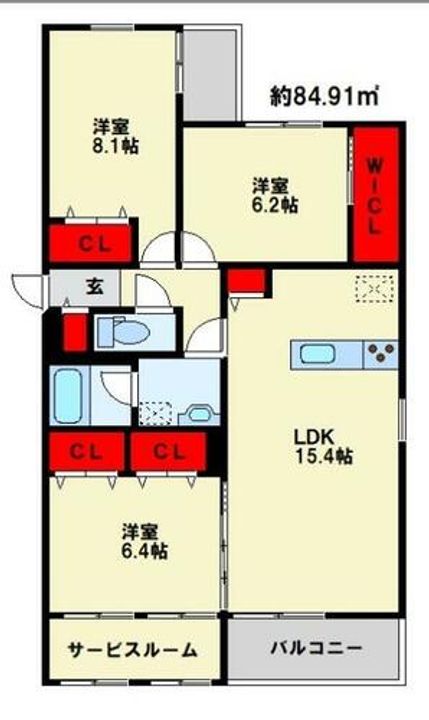 アズワン青葉の間取り