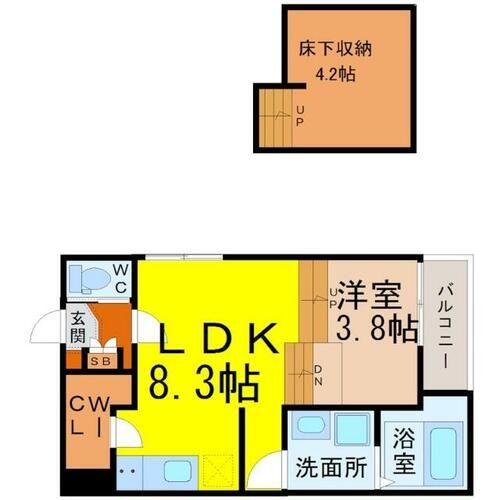 ハーモニーテラスT.H(ティーエイチ)の間取り