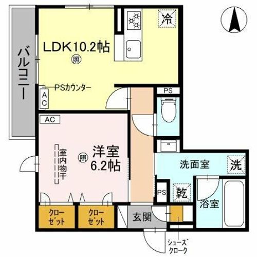 スペチアーレ鷹合の間取り