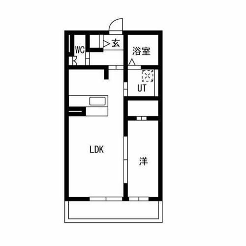 愛知県名古屋市千種区御影町1丁目(アパート)の賃貸物件の間取り