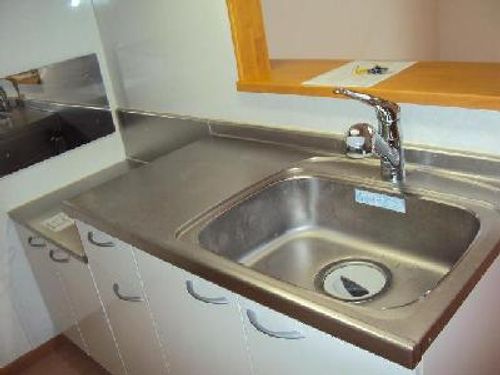 滋賀県大津市大江5丁目(アパート)の賃貸物件のキッチン