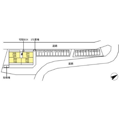 D-ROOM守恒Ⅱの間取り