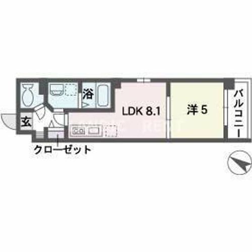 プレジール南山荘の間取り