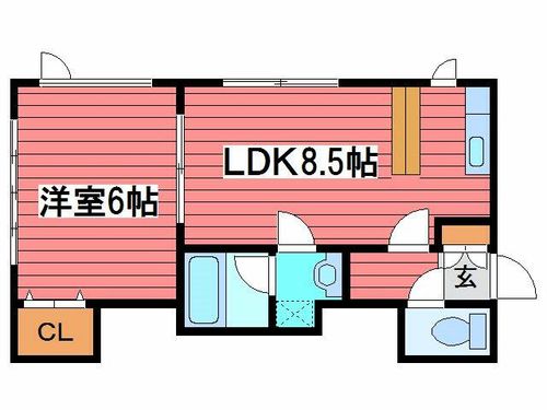 コスタ福住の間取り
