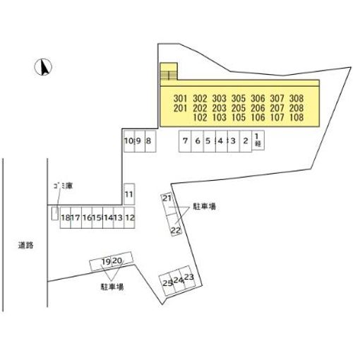 コンフォールパピヨンの間取り