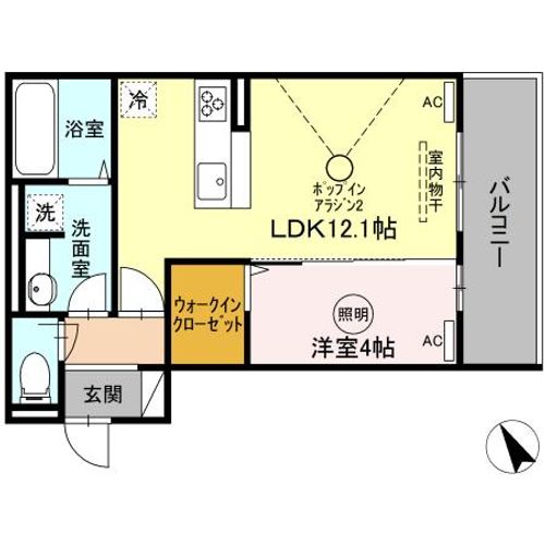 Maison de Hippoの間取り