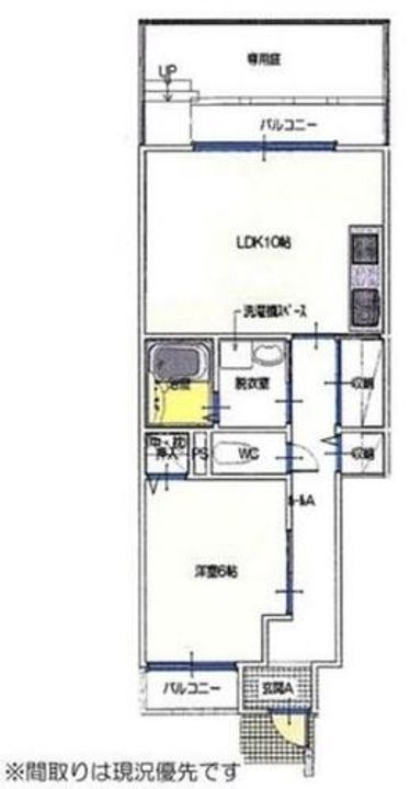 スカイルームⅡの間取り