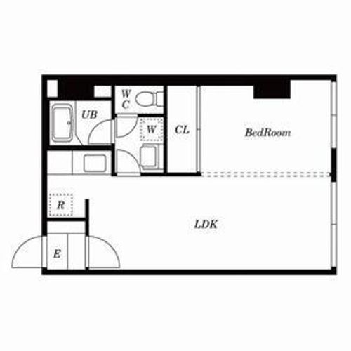 北海道札幌市中央区南十四条西7丁目(マンション)の賃貸物件201の間取り