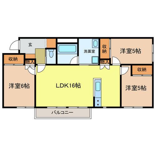 グランフォレスト千代田の間取り