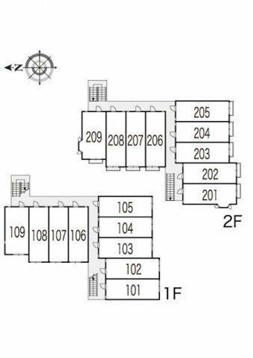 レオパレス藤本Ⅱの地図