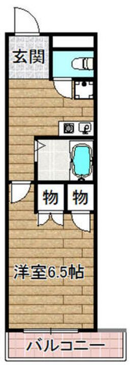 旭ビル306の間取り