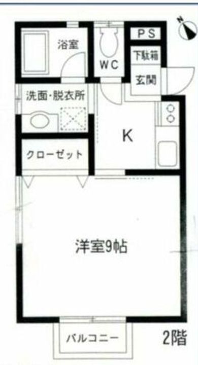 グリーンヒルズⅡ218の間取り