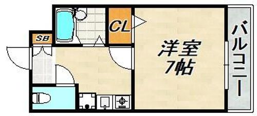 イーナ板宿の間取り