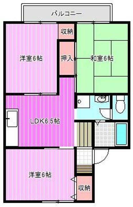 奈良県橿原市葛本町(アパート)の賃貸物件の間取り