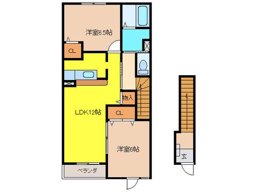 カサ・デル・ソルの間取り