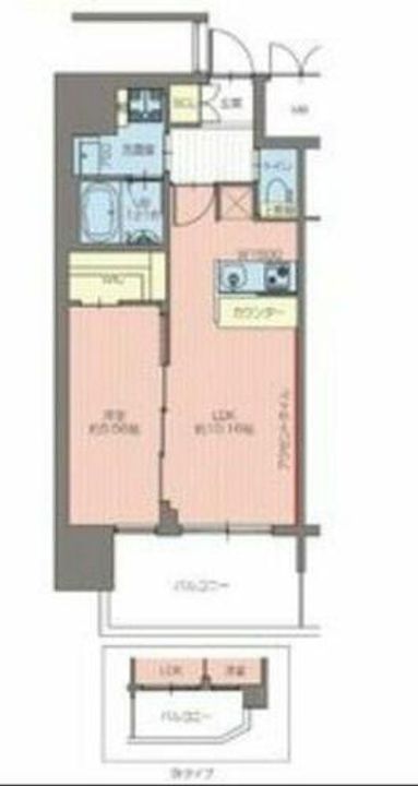 プレジオ西中島ASIANの間取り