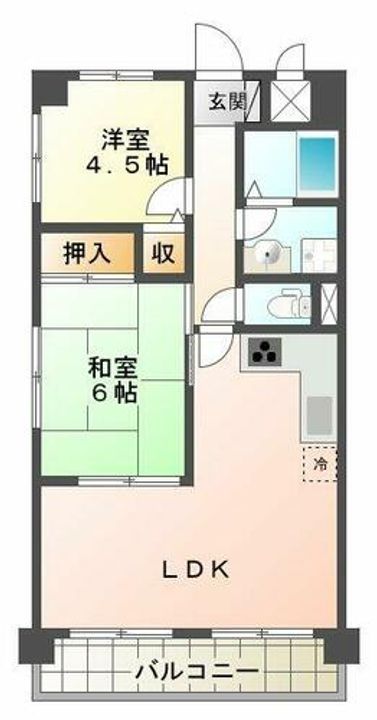 ピースヒル池上の間取り