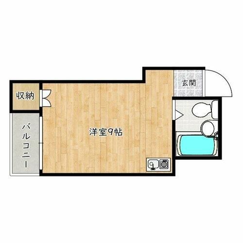 大阪府堺市東区白鷺町1丁(マンション)の賃貸物件の間取り