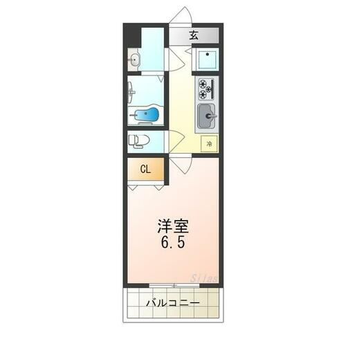 大阪府堺市北区百舌鳥本町1丁(マンション)の賃貸物件の間取り