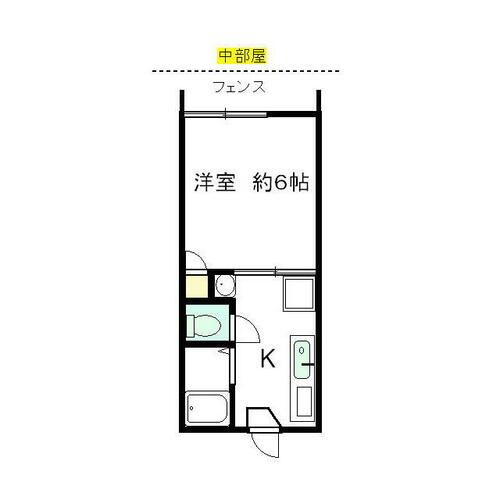 ニューフォレストタウンA棟107の間取り