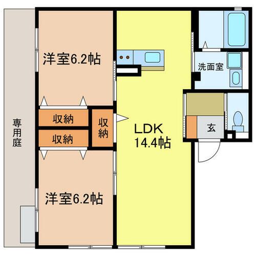 パルク西山台の間取り