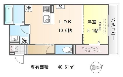 GRAMM岩倉の間取り
