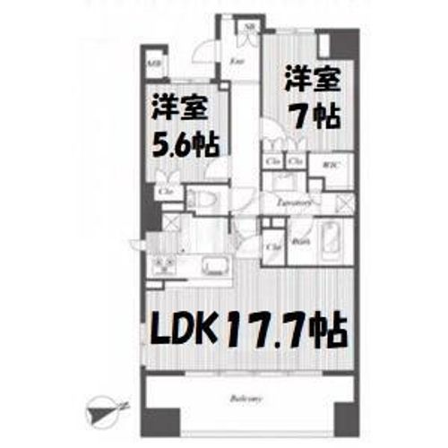 シティテラス名古屋代官町の間取り