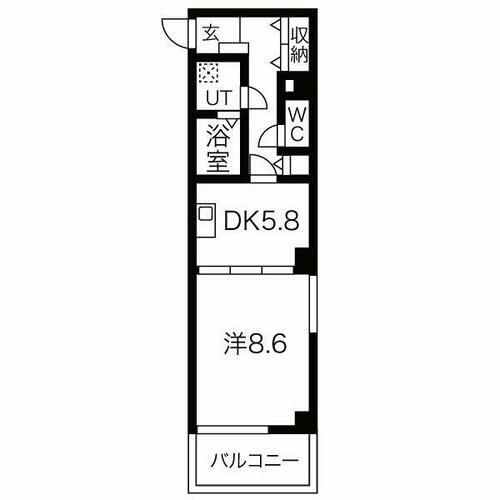 音羽壱番館金山の間取り