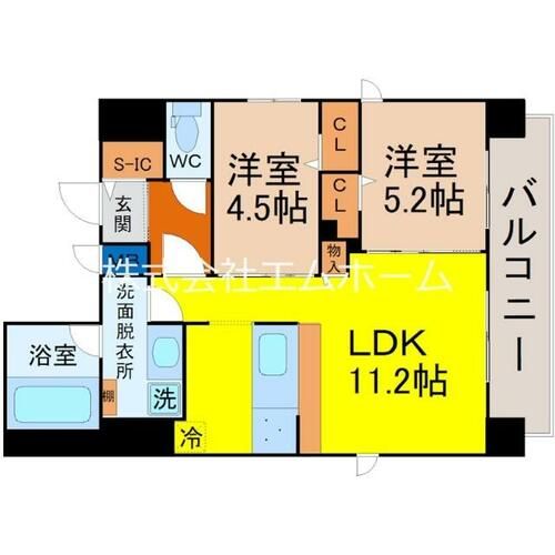 Z・R東別院の間取り