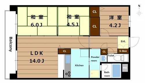 グレイス21の間取り