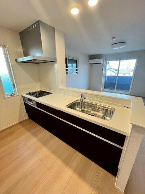 大阪府堺市東区日置荘原寺町(アパート)の賃貸物件のキッチン