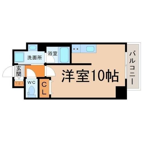 プロシード大須の間取り