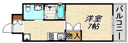 飛松高谷マンションの間取り