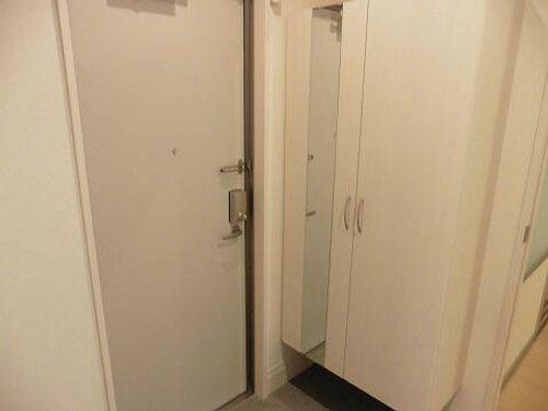 ラフィネ横山 A・B棟A202の玄関