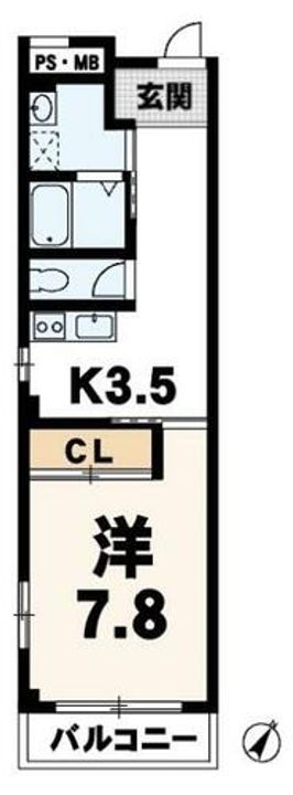 (株)大増ビルの間取り