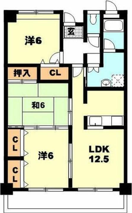 clefの間取り