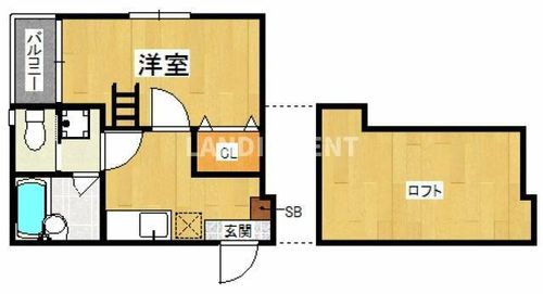 コンフォートベネフィス箱崎8の間取り