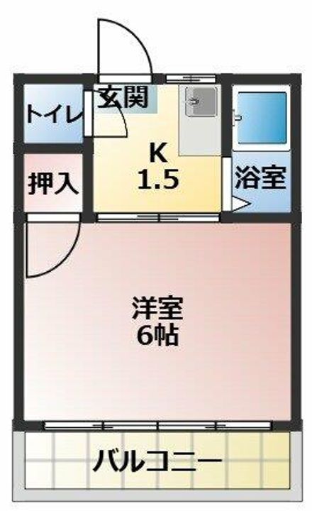 サンエリート イナバの間取り