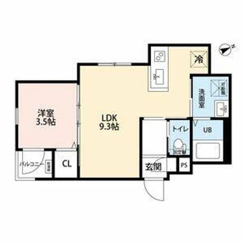 robot home 高畑Ⅱの間取り