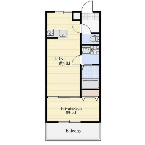 シェリル加古川の間取り
