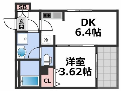 ハーモニーテラス新今里Ⅲの間取り
