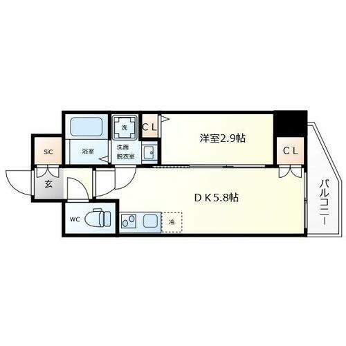 セレニテ日本橋エクラの間取り