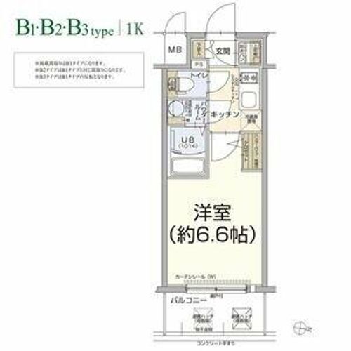 エスリード新大阪ヴェルデの間取り