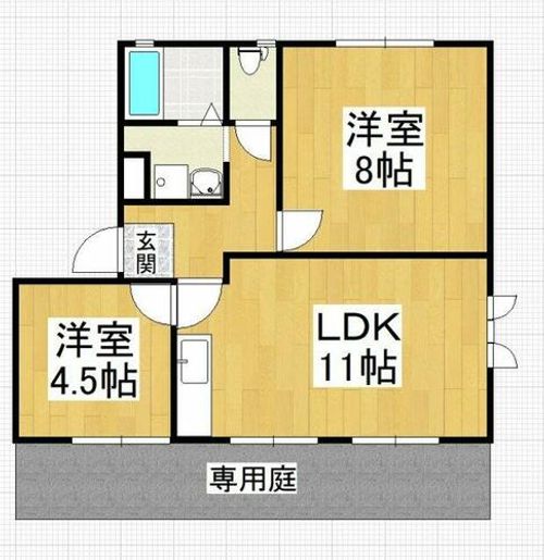 ルミエール大野芝の間取り