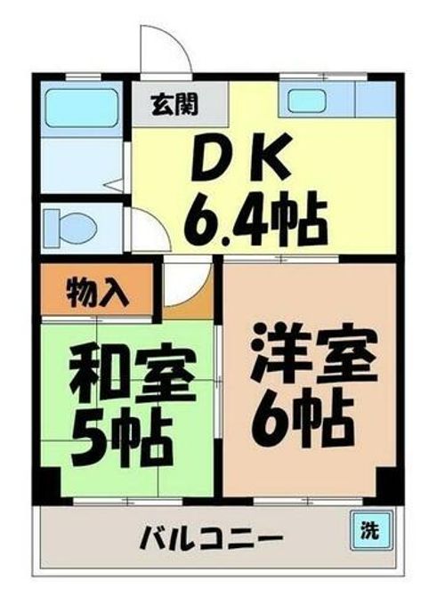 コーポ若竹の間取り